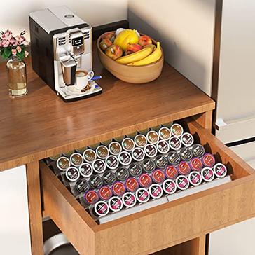 2 Tier 72 K-Cup Coffee Pod Holder Drawer Coffee Machine Stand Storage  Organizer - Coffee Makers & Espresso Machines, Facebook Marketplace